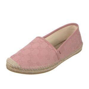 Gucci Pink Canvas Espadrille
